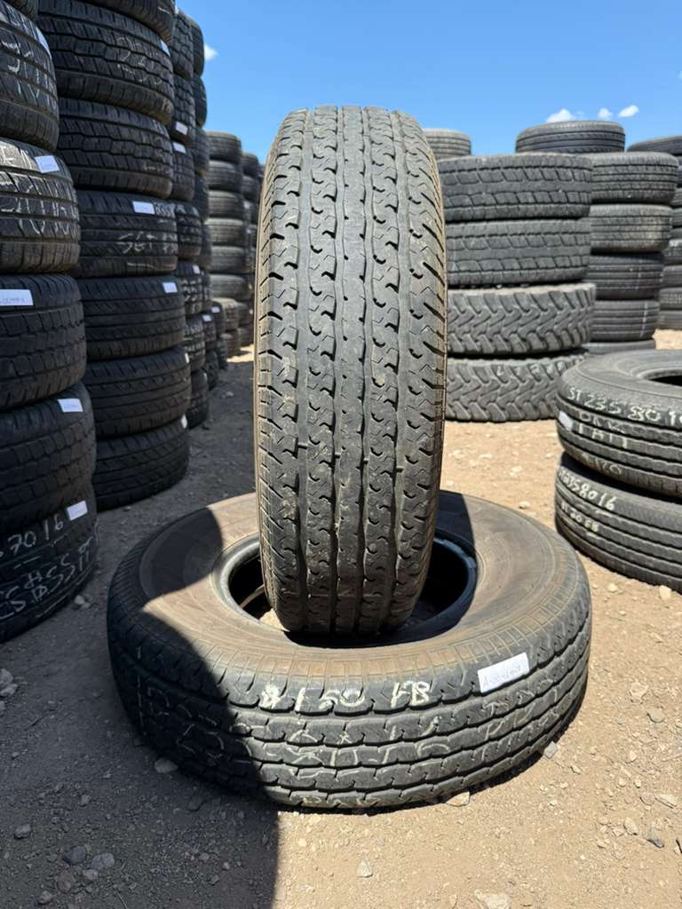 ST235/80R16 Pair (2 Used Tires)Trailer King ST Radial