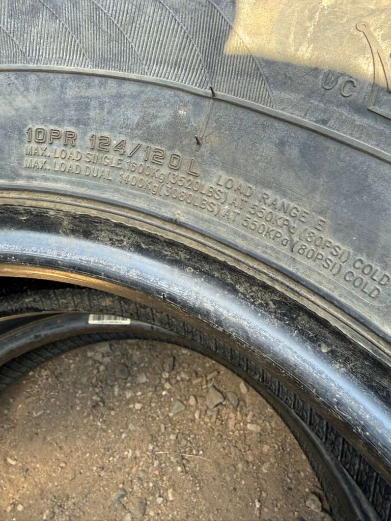 ST235/80R16 Pair (2 Used Tires)Trailer King ST Radial