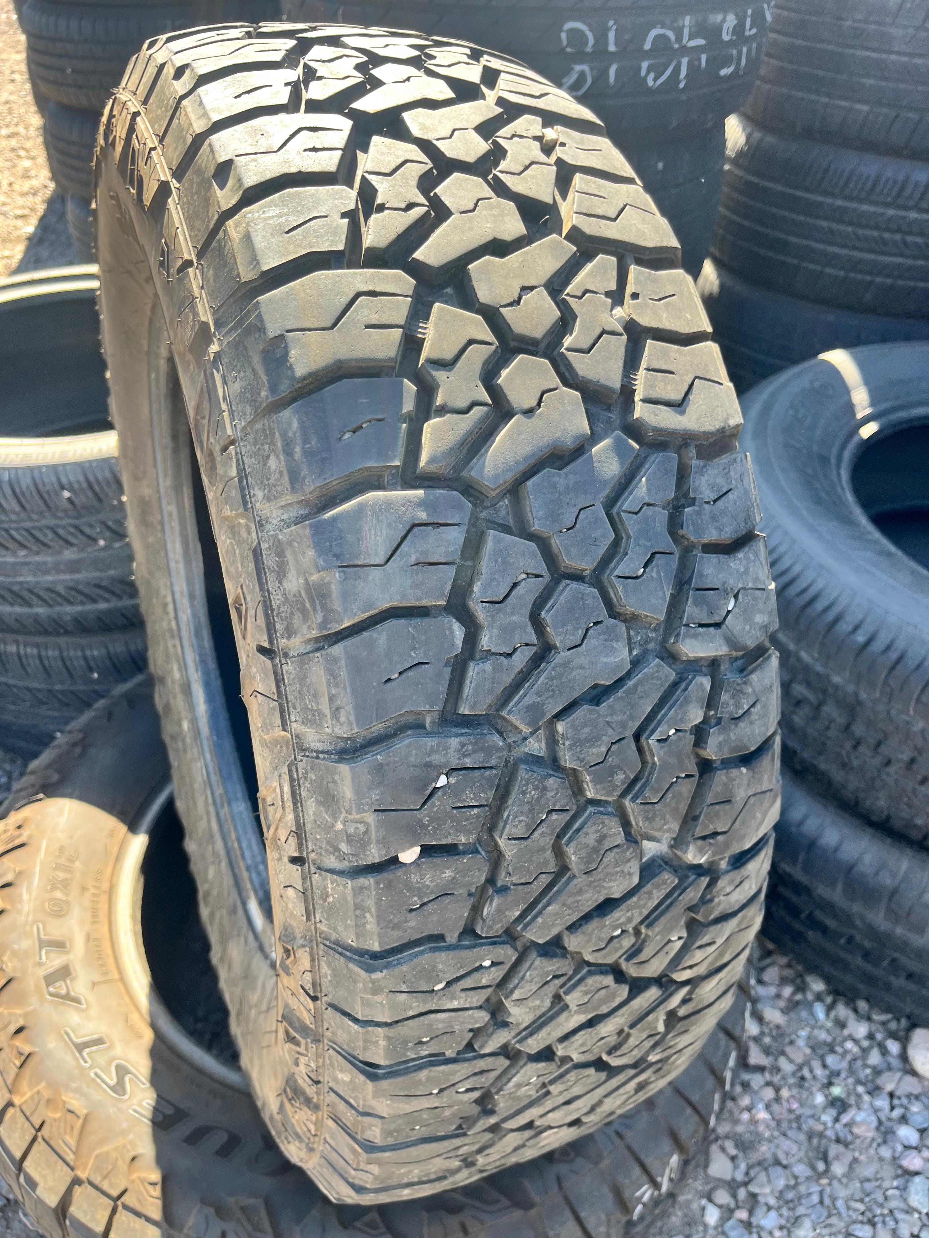 LT245/70R17 Pair (2 Used Tires) Road X RXQUEST (QX12)