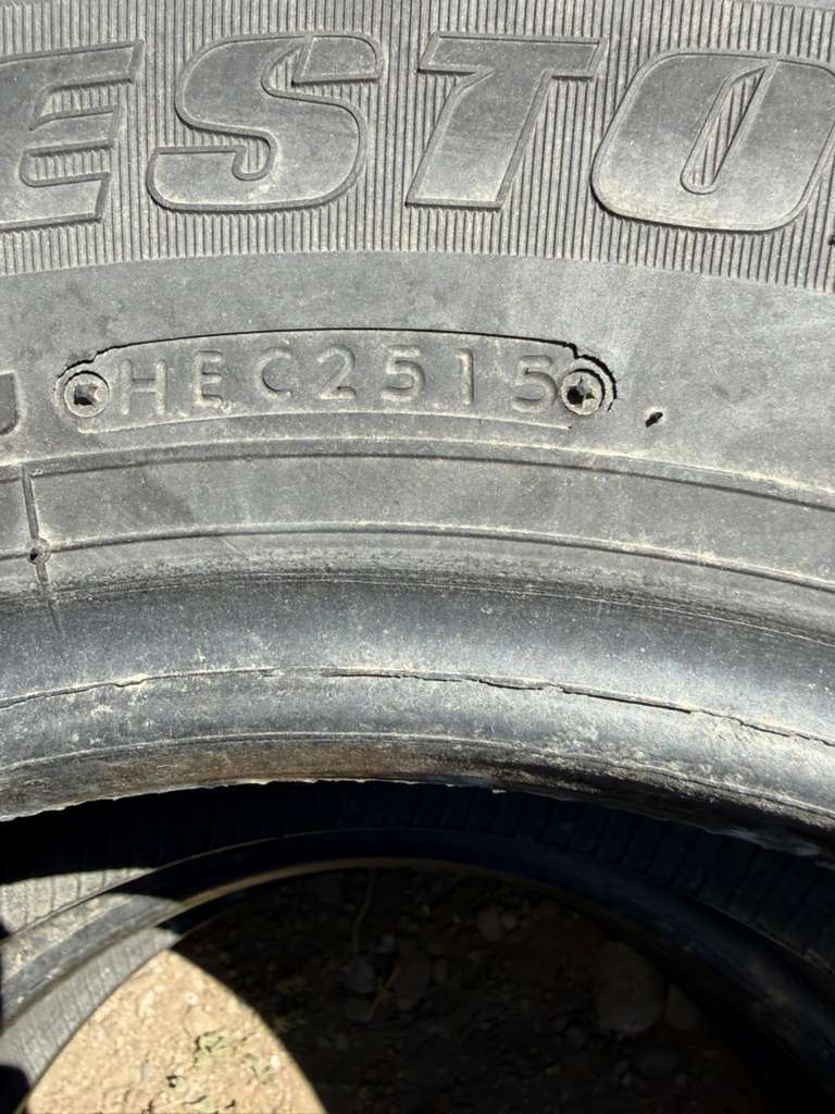 LT235/85R16 Pair (2 Used Tires) Bridgestone Duravis M700 HD