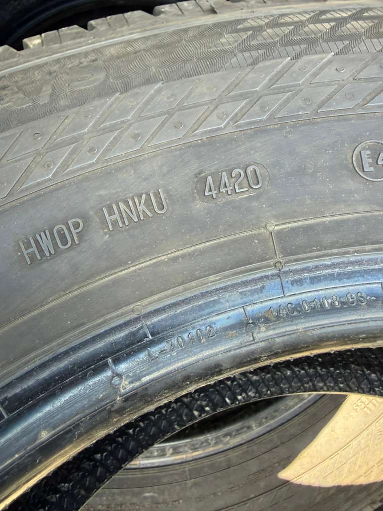 LT215/85R16 Set (4 Used Tires) Continental VanContact A/S