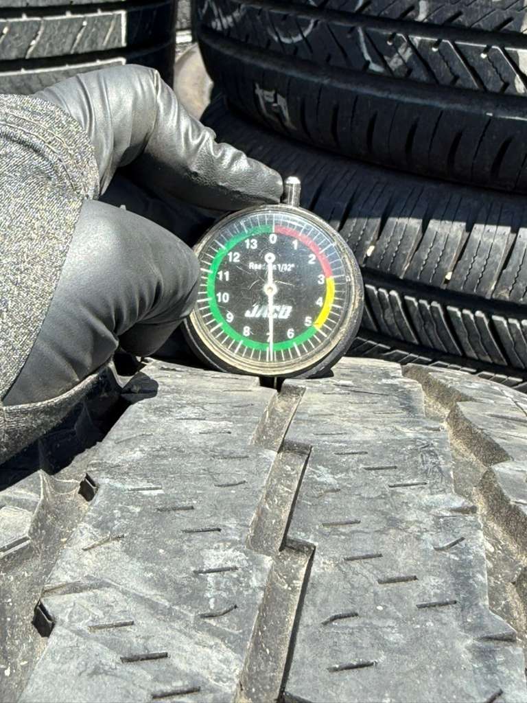 LT215/85R16 Set (4 Used Tires) Continental VanContact A/S