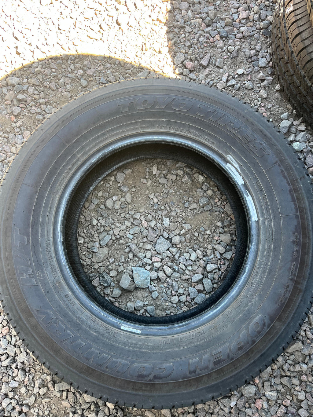 245/70R17 Set (4 Used Tires) Toyo Tire Open Country
