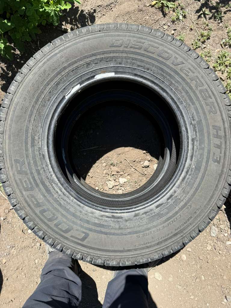 LT215/85R16 Pair (2 Used Tires) Cooper Discoverer HT3