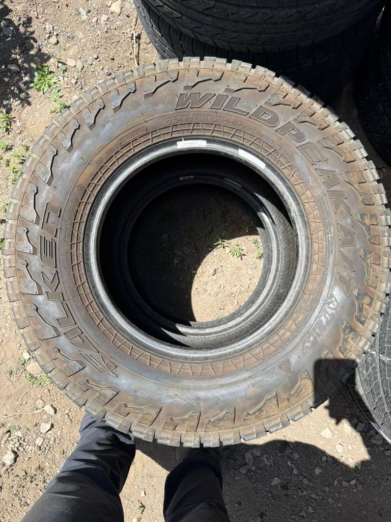 265/70R16 Pair (2 Used Tires) Falken Wildpeak AT3W