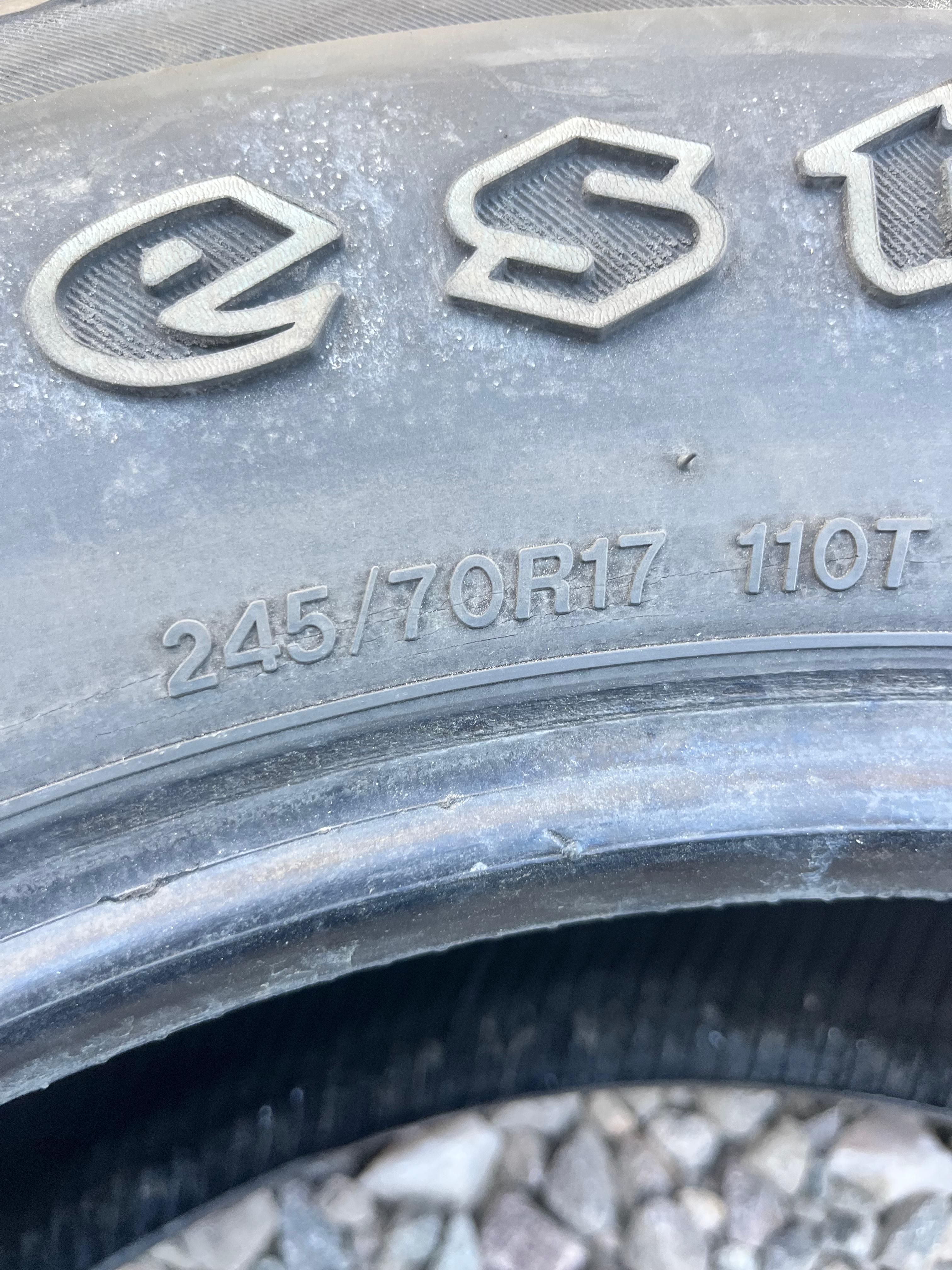 245/70R17 Set (4 Used Tires)  Firestone Destination (LE3)