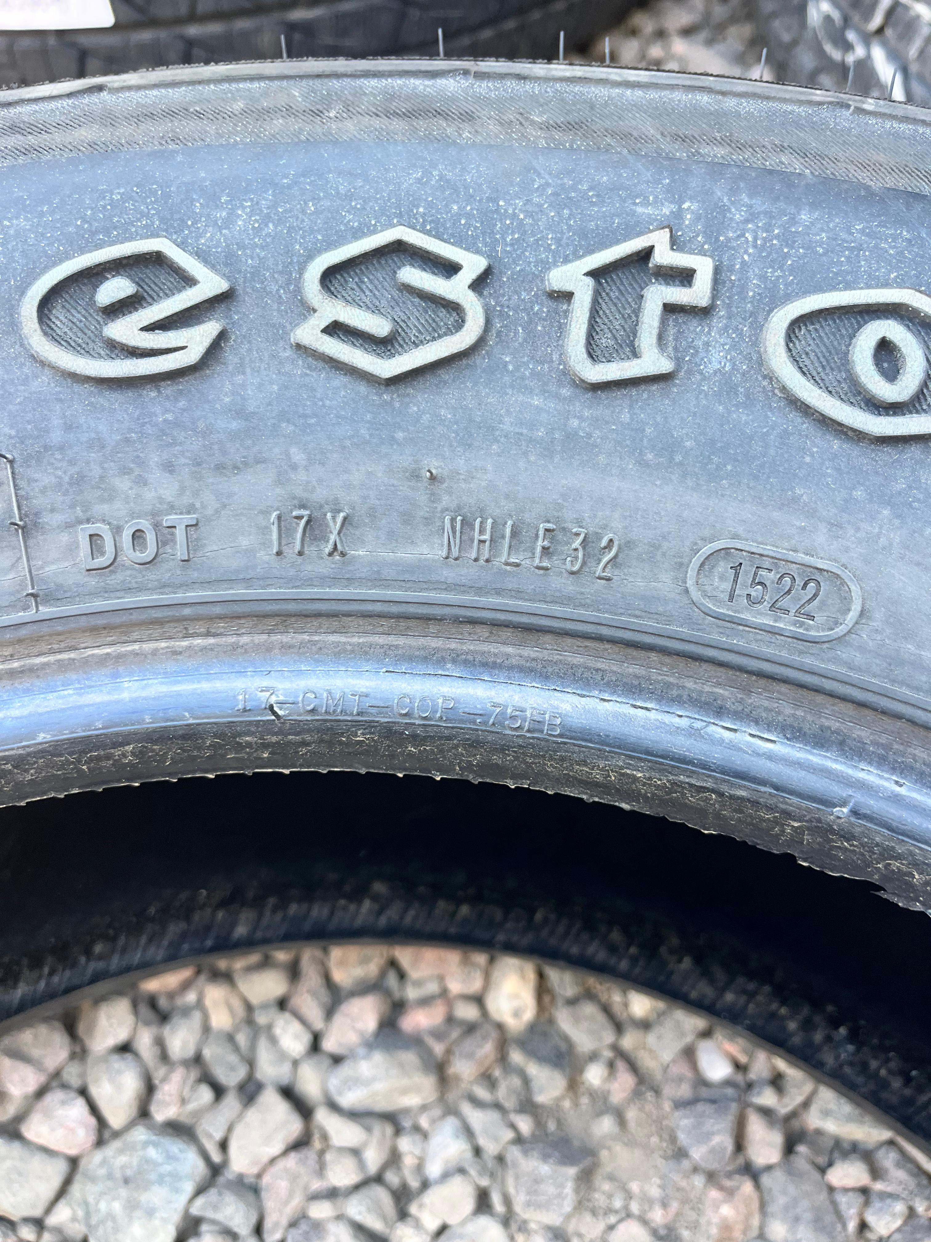 245/70R17 Set (4 Used Tires)  Firestone Destination (LE3)