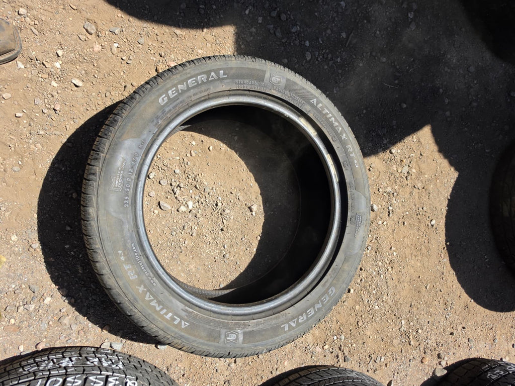 235/50R18 Pair (2 Used Tires) General AliMax RY43