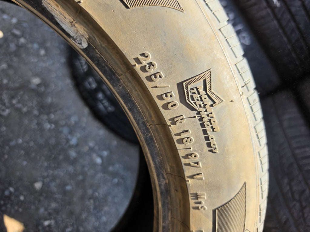 235/50R18 Pair (2 Used Tires) General AliMax RY43