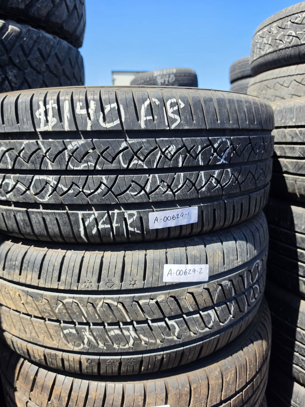 235/50R18 Pair (2 Used Tires) Continental Control Contact