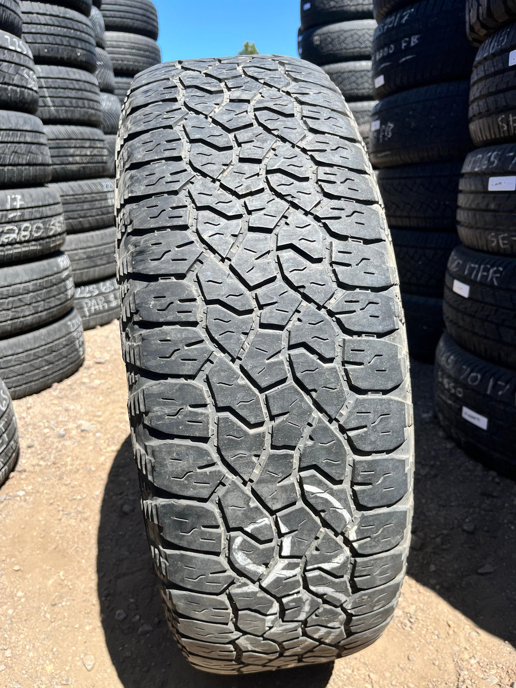 265/70R17 Pair (2 Used Tires) Goodyear Wrangler