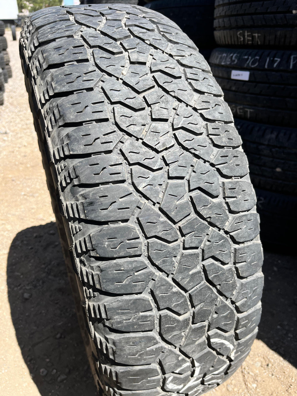 265/70R17 Pair (2 Used Tires) Goodyear Wrangler