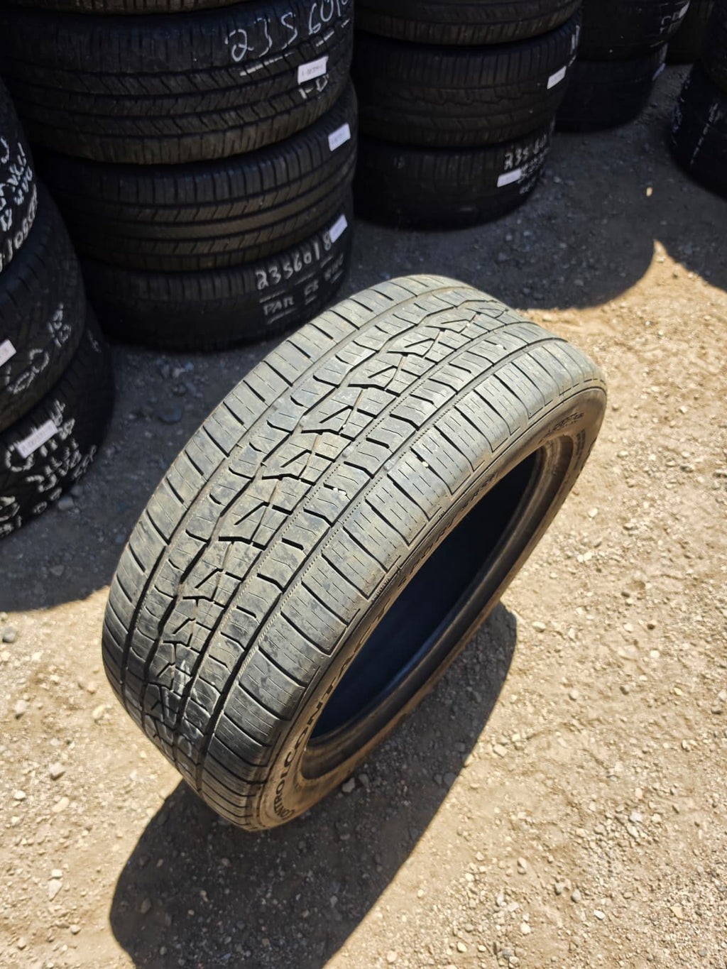 235/50ZR18Pair (2 Used Tires) Continental  Control Contact