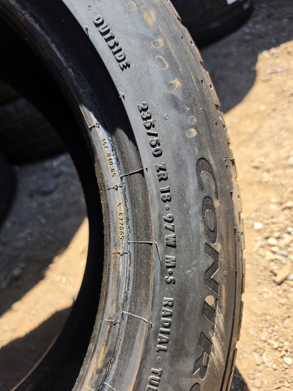 235/50ZR18Pair (2 Used Tires) Continental  Control Contact