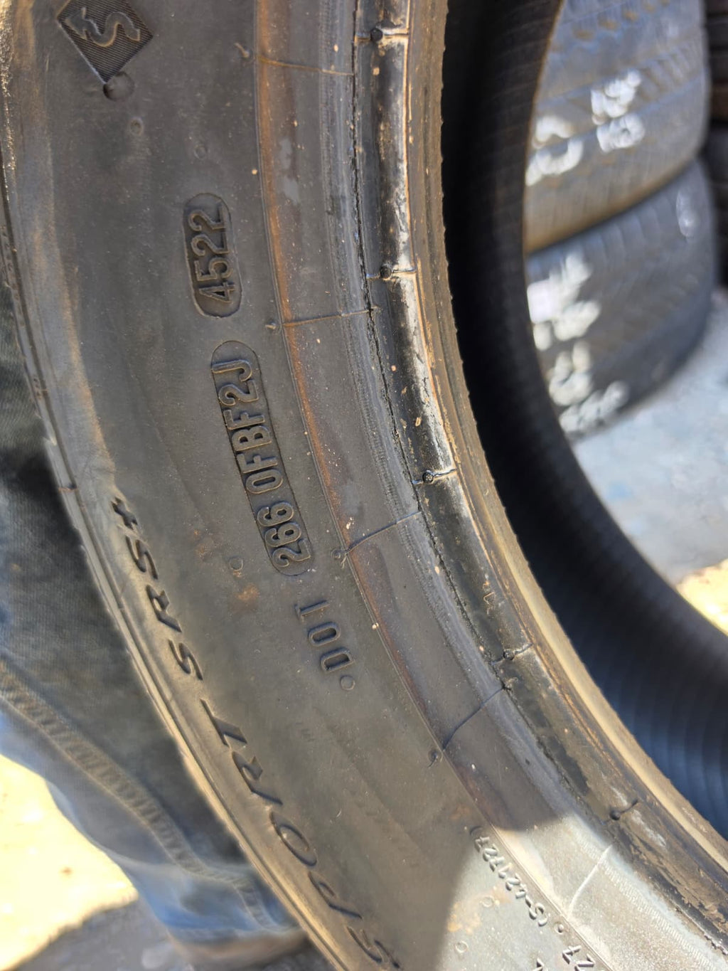 235/50ZR18Pair (2 Used Tires) Continental  Control Contact