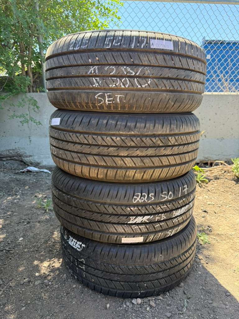 225/50R17 Set (4 Used Tires) Yokohama YK-GTX