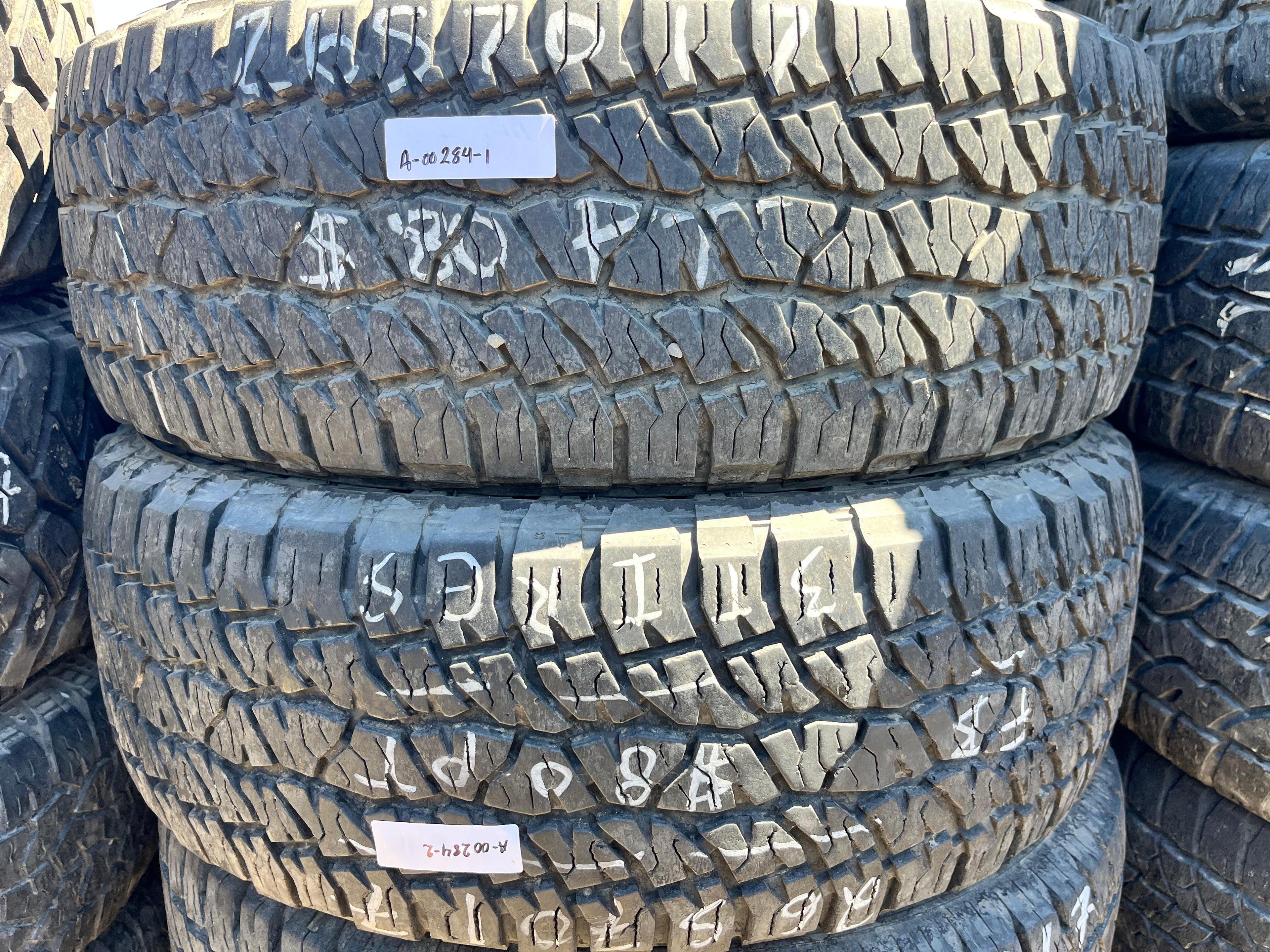 285/70R17 Pair (2 Used Tires) Nexen Roadian (ATX)