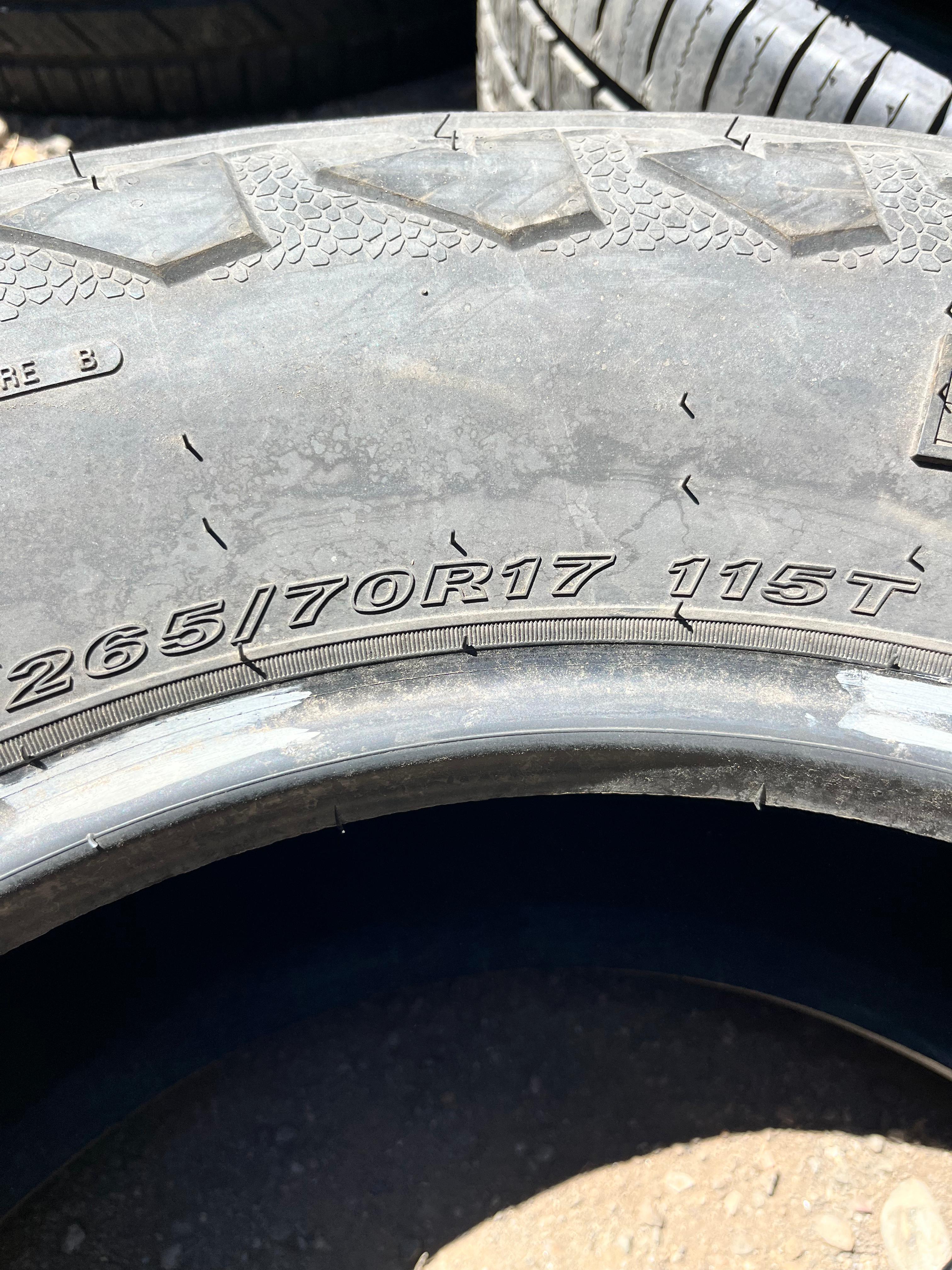 285/70R17 Pair (2 Used Tires) Nexen Roadian (ATX)