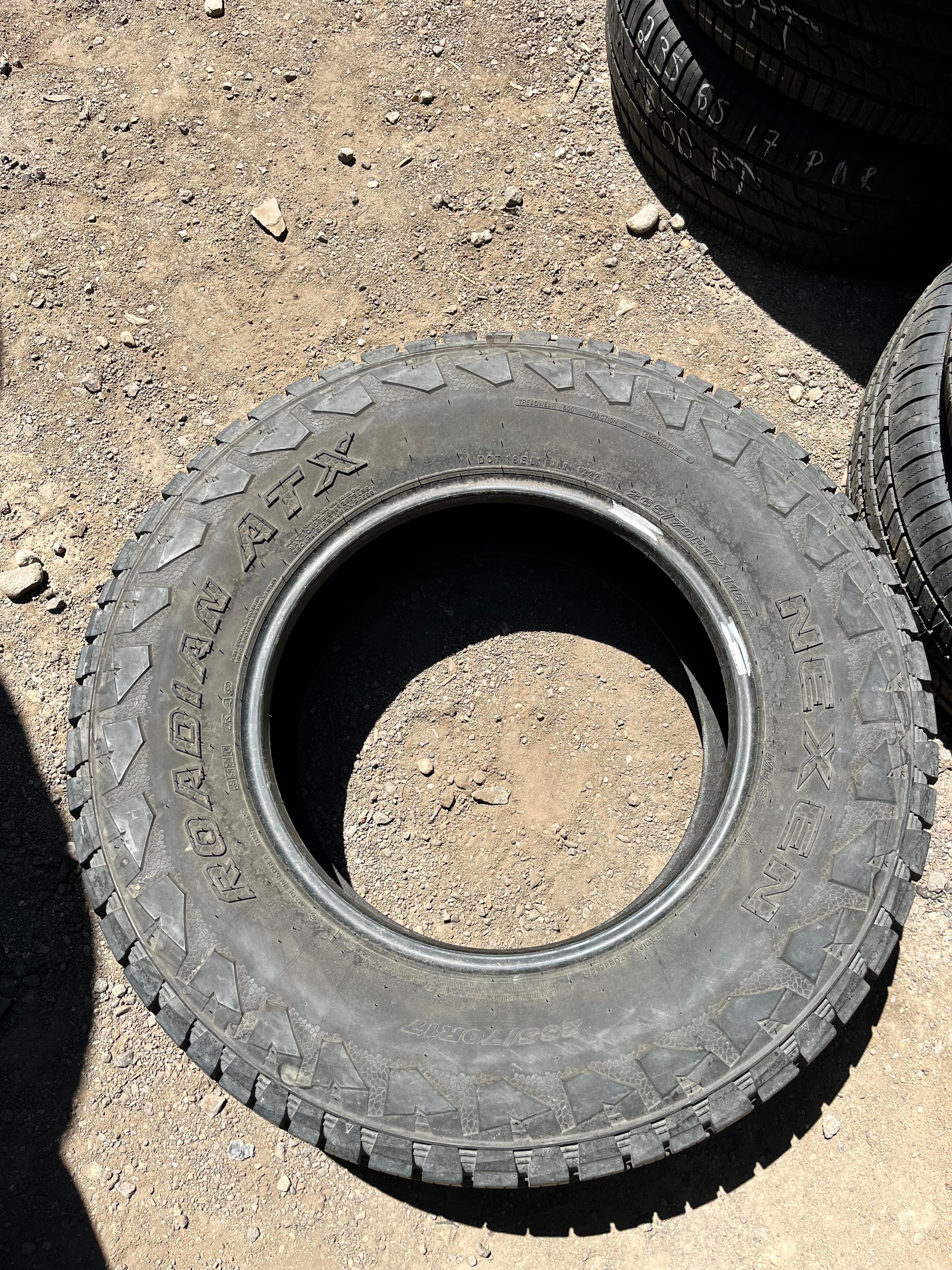 285/70R17 Pair (2 Used Tires) Nexen Roadian (ATX)