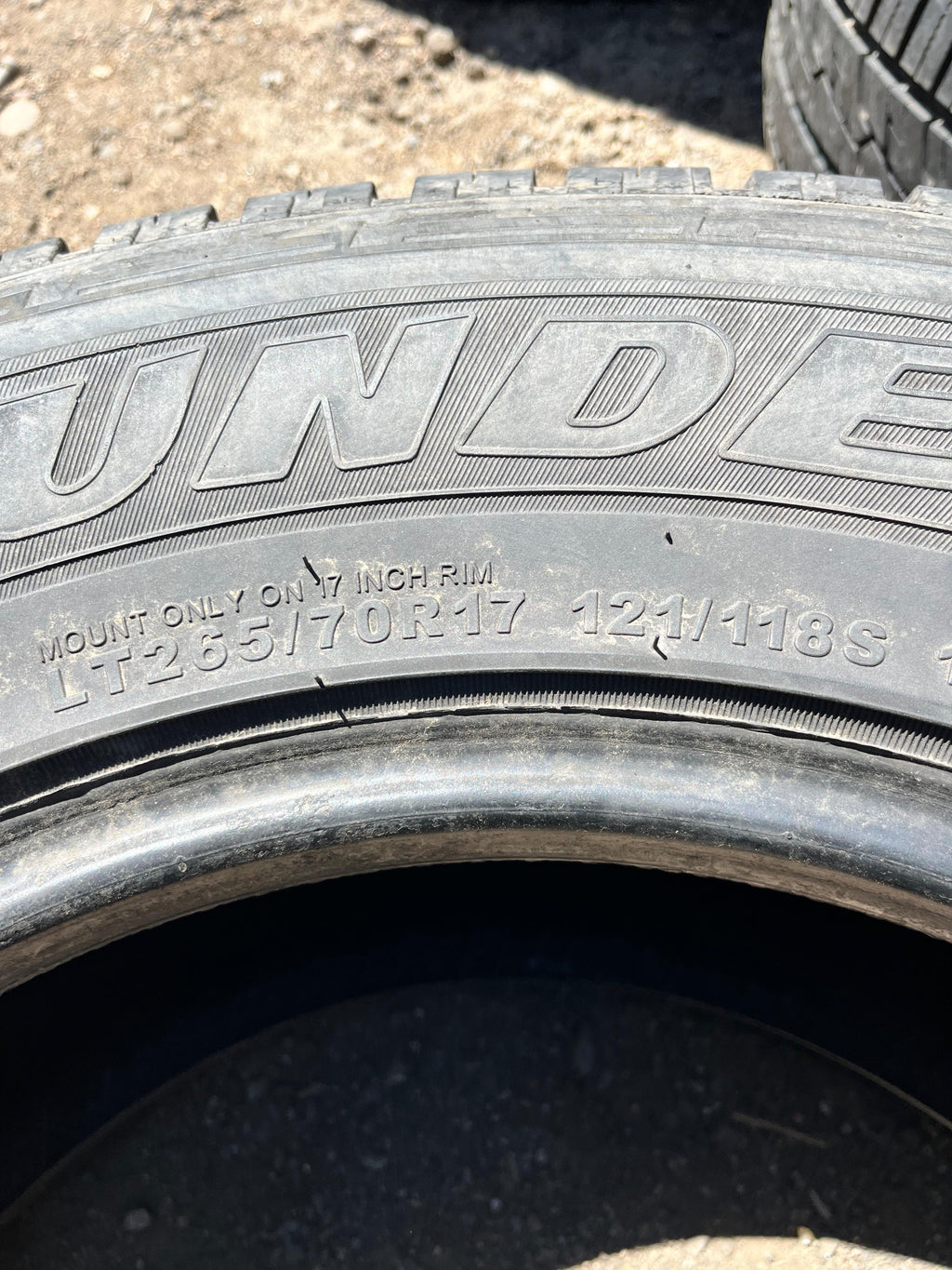 LT265/70R17 Pair (2 Used Tires) Thunderer Ranger