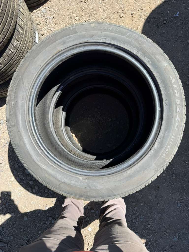 225/55R17 (3 Used Tires) Sailun Atrezzo SH408
