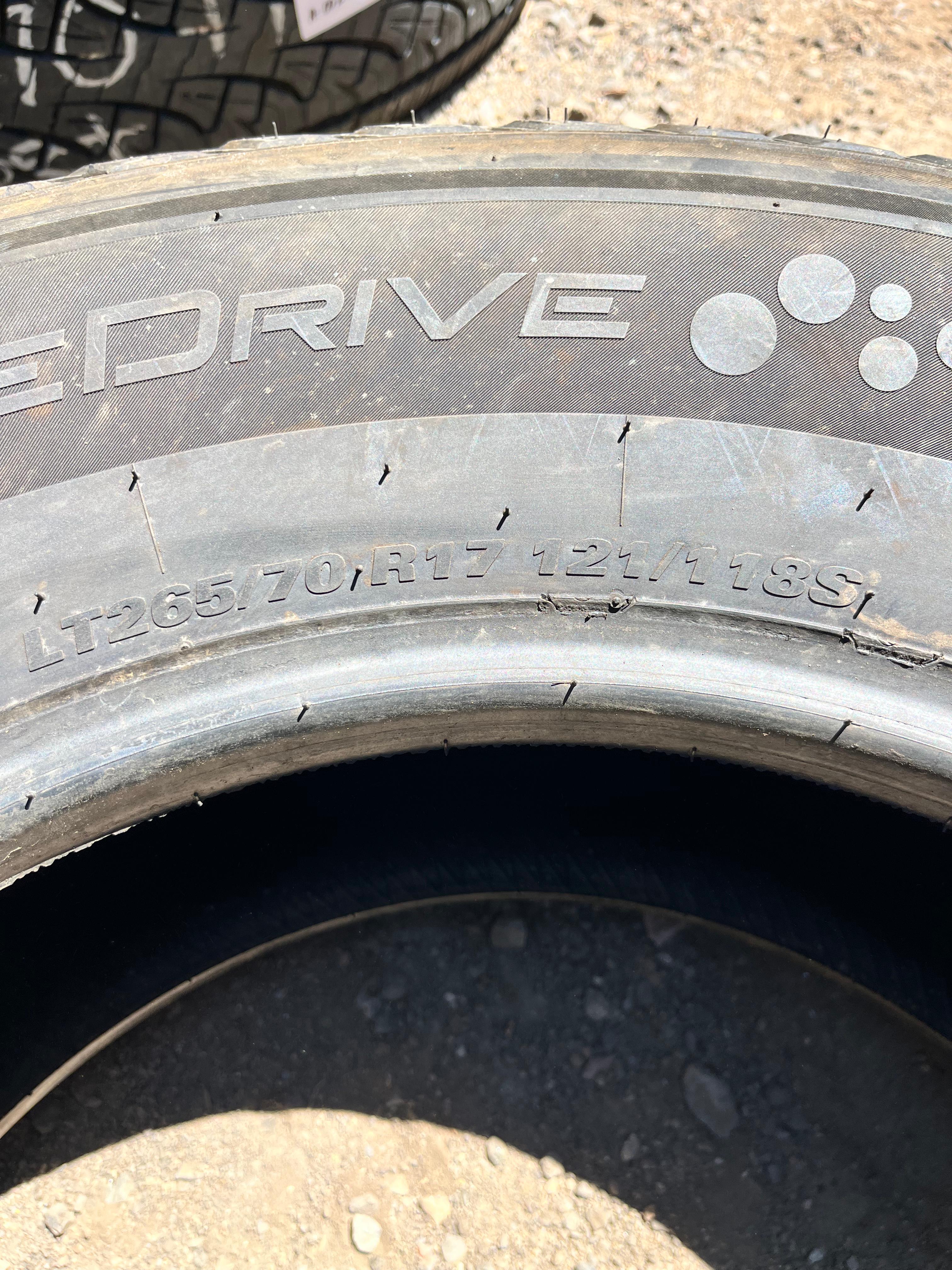 LT265/70R17  Pair (2 Used Tires) SureDrive HighWay