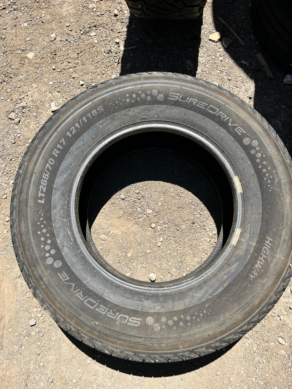 LT265/70R17  Pair (2 Used Tires) SureDrive HighWay