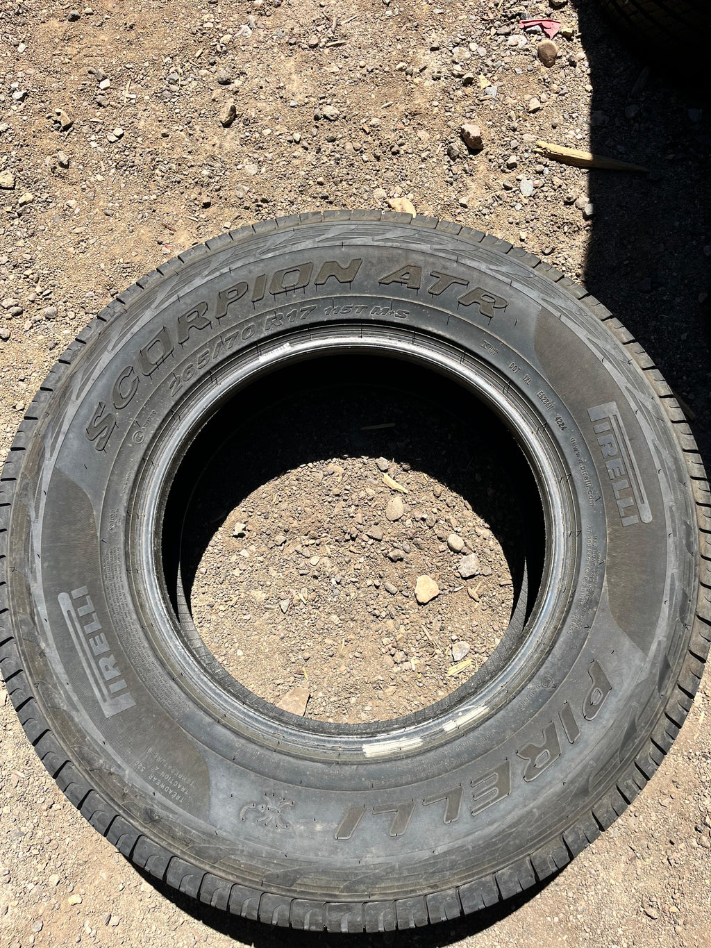 265/70R17 Set (4 Used Tires) Pirelli Scorpion (ATR