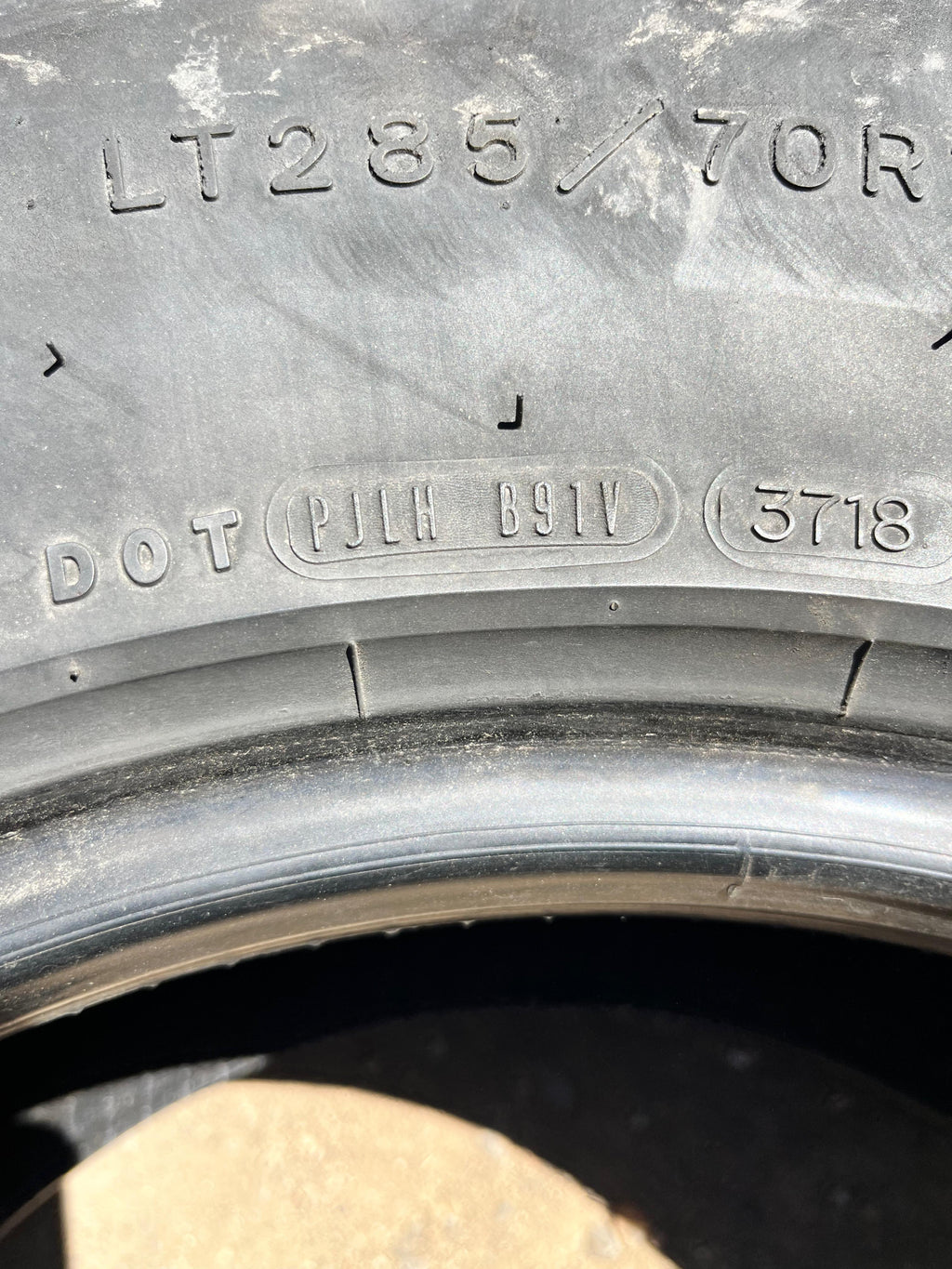 LT285/70R17 Pair (2 Used Tires) Goodyear Wrangler (Duratrac)
