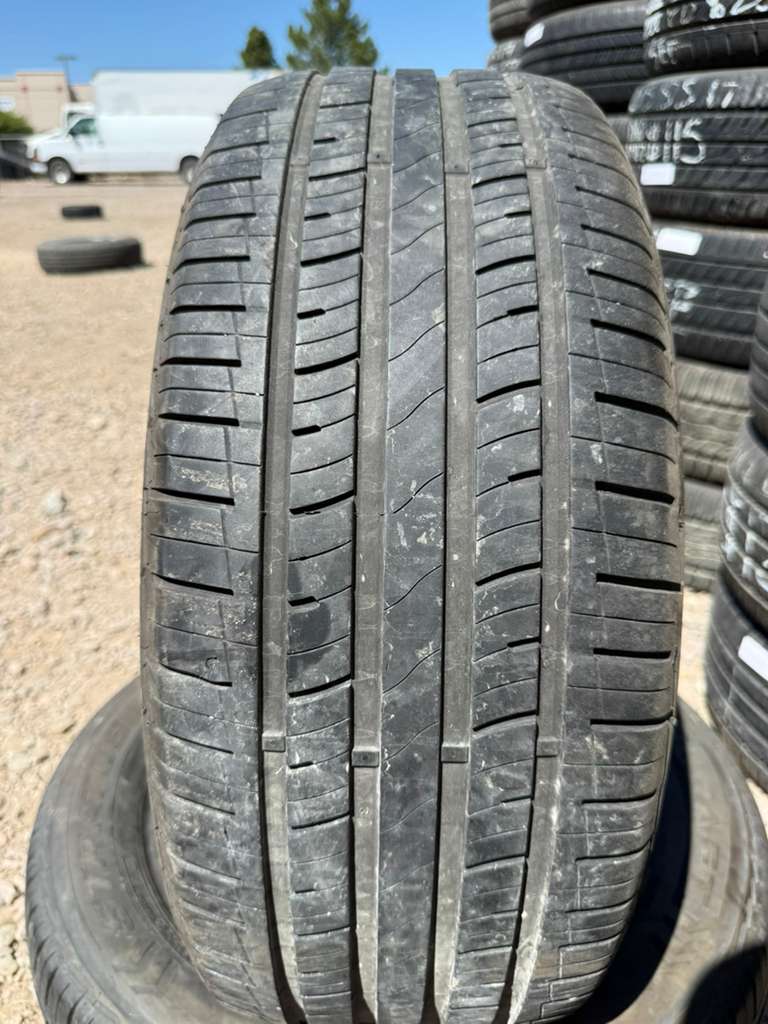 225/55R17 Pair (2 Used Tires) Mastercraft Stratus AS