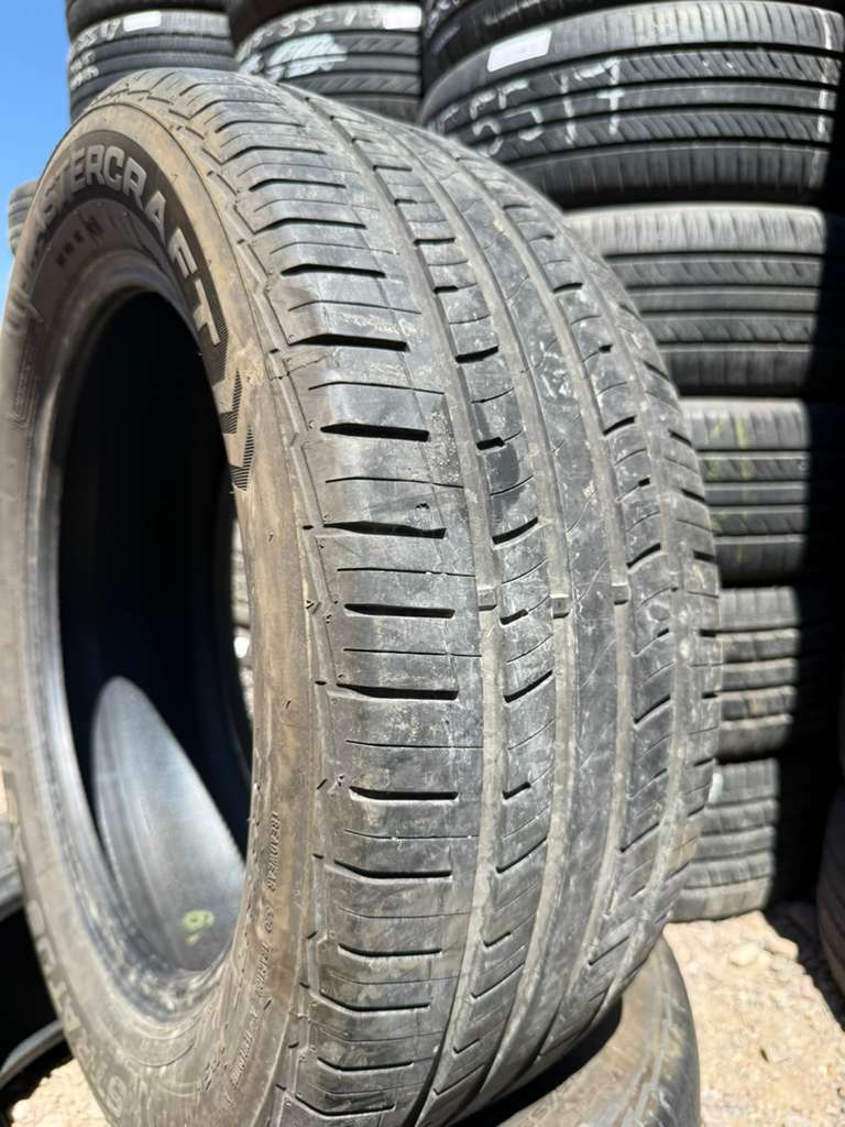 225/55R17 Pair (2 Used Tires) Mastercraft Stratus AS