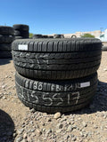 215/55R17 Pair (2 Used Tires) SureDrive SureDrive All Season