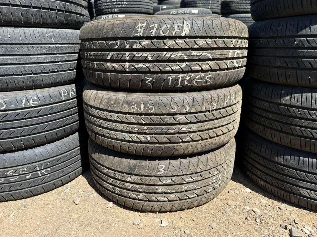 215/55R16 Pair (2 Used Tires) Kelly Edge