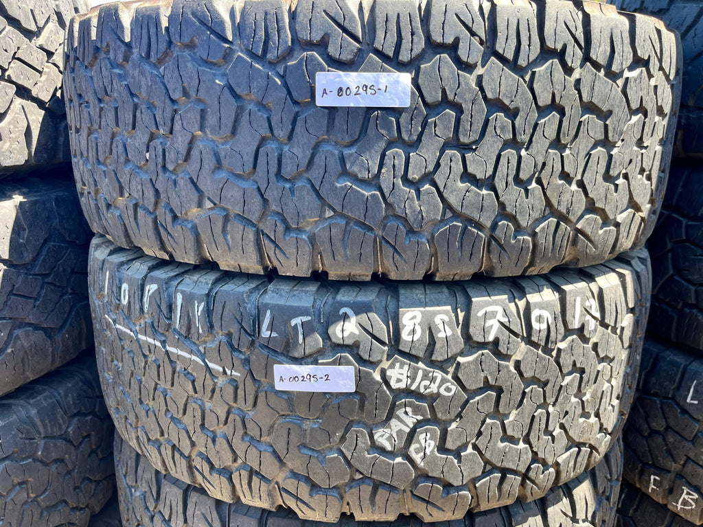 LT285/70R17 Pair (2 Used Tires) BFGoodrich Baja Champion (KO2