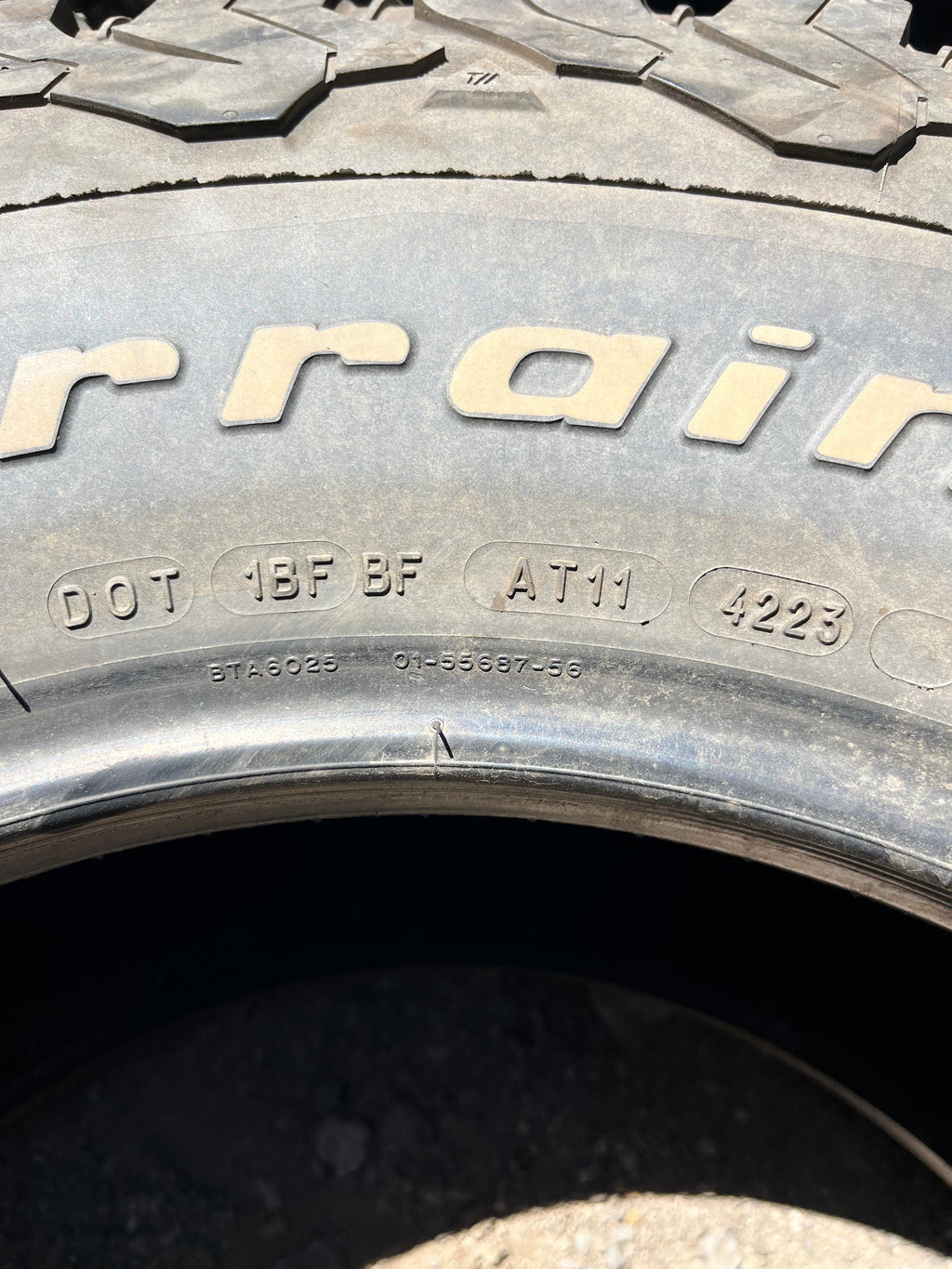 LT285/70R17 Pair (2 Used Tires) BFGoodrich Baja Champion (KO2