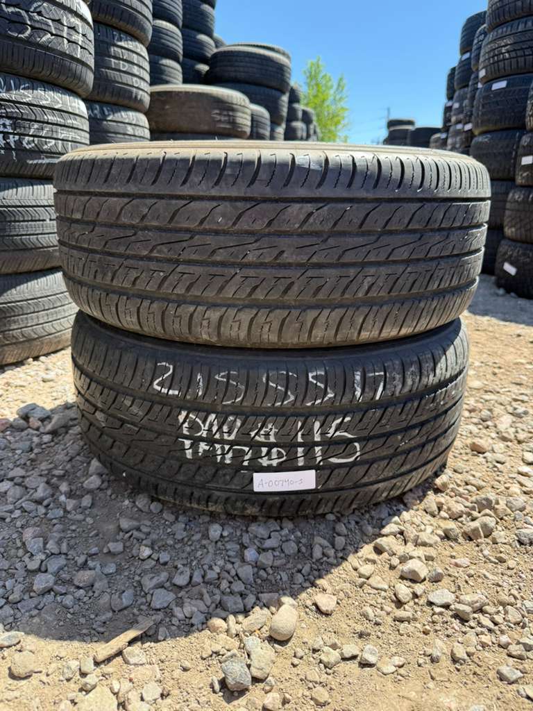 215/55R17  Pair (2 Used Tires)  Ironman  iMove Gen 3 AS