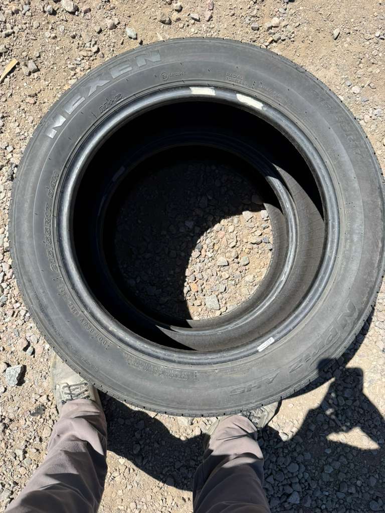 215/55R17 Pair (2 Used Tires) Nexen NPriz AH5
