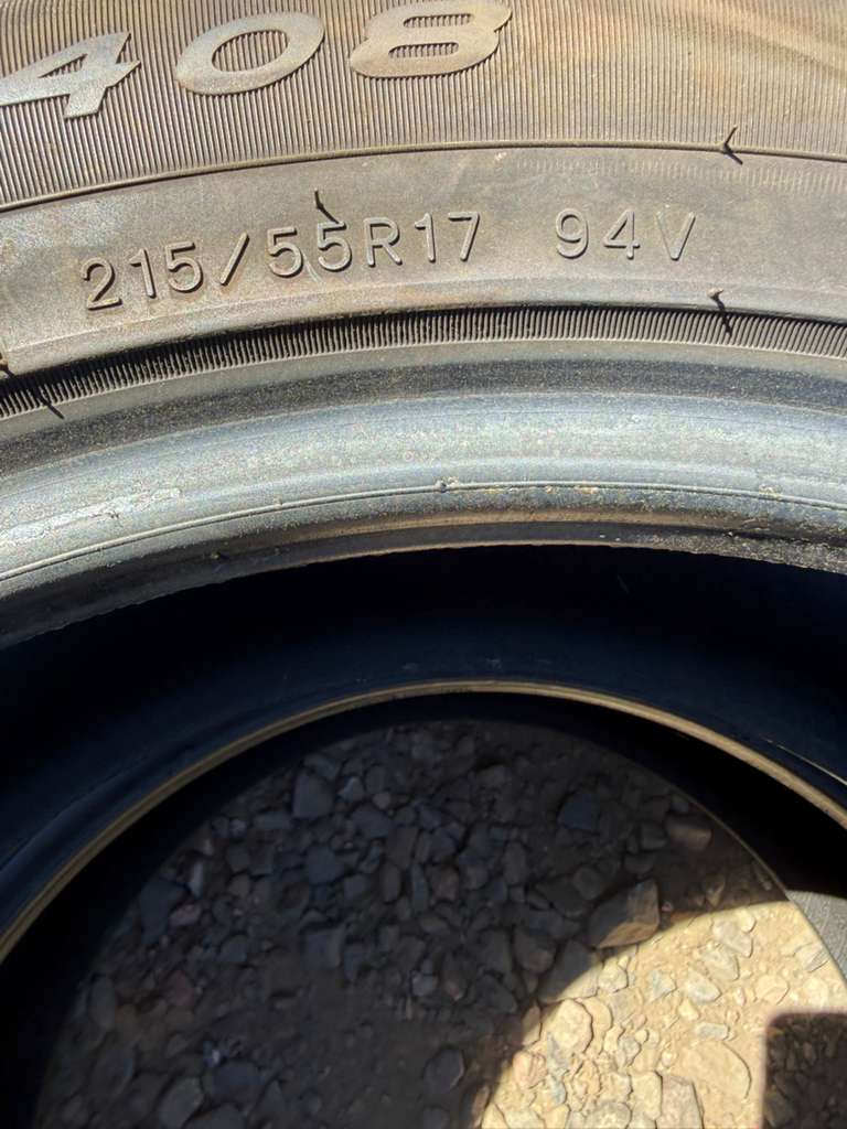 215/55R17 Pair (2 Used Tires)  Sailun Atrezzo SH408
