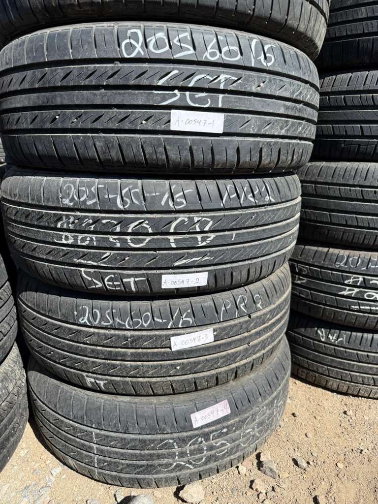 205/60R16 Set (4 Used Tires) Sentury Touring