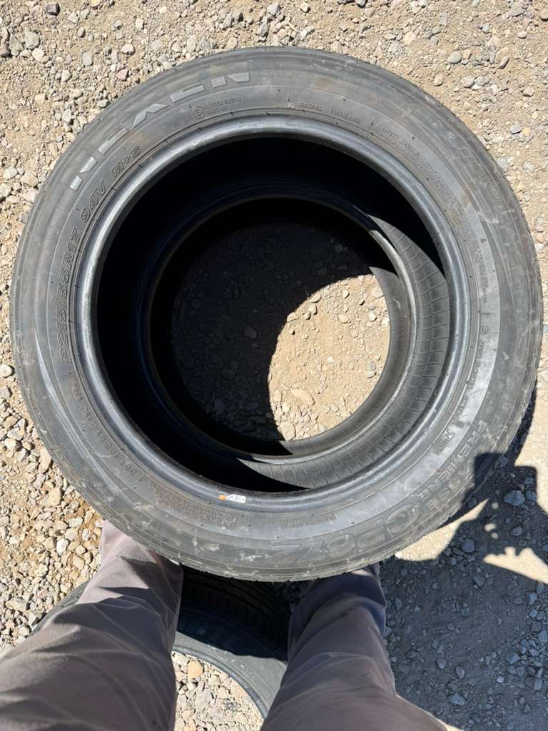 215/55R17 Pair (2 Used Tires) Nexent CP672
