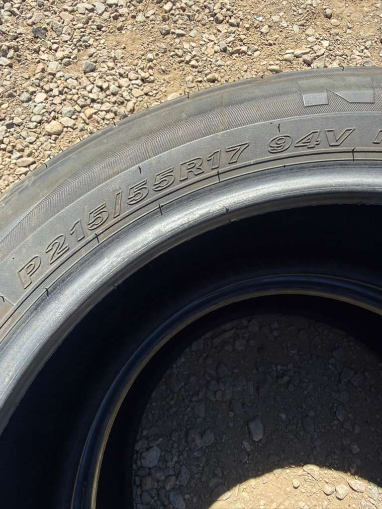 215/55R17 Pair (2 Used Tires) Nexent CP672