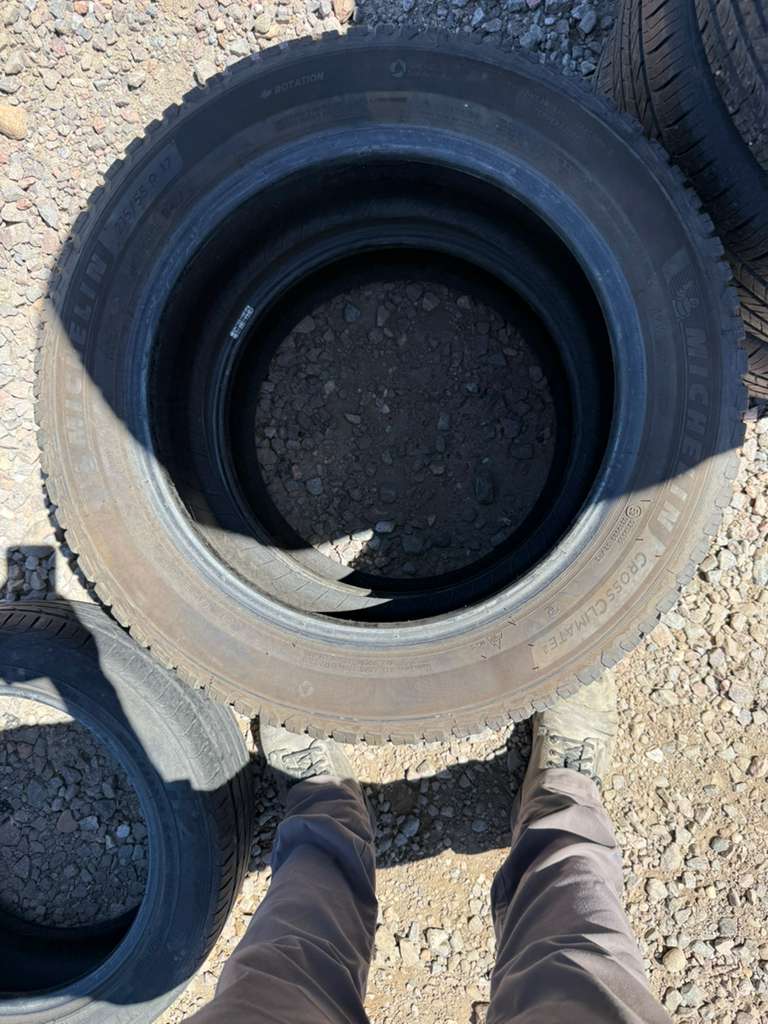215/55R17 Pair (2 Used Tires) Michelin CrossClimate 2