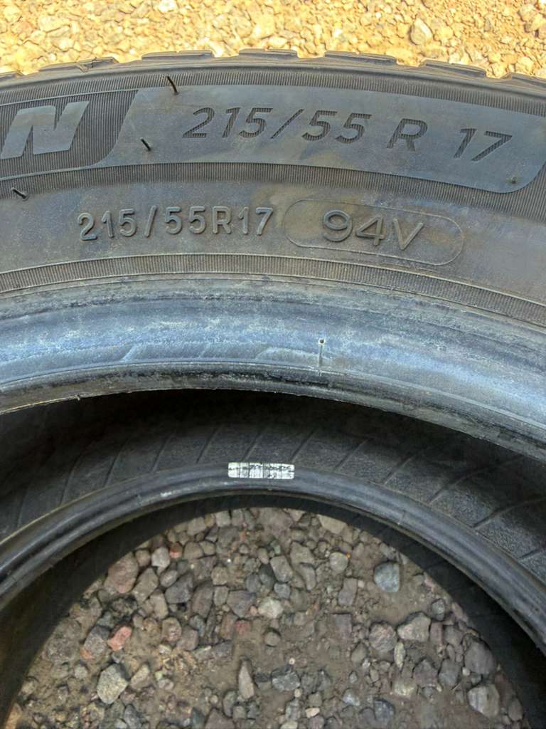 215/55R17 Pair (2 Used Tires) Michelin CrossClimate 2