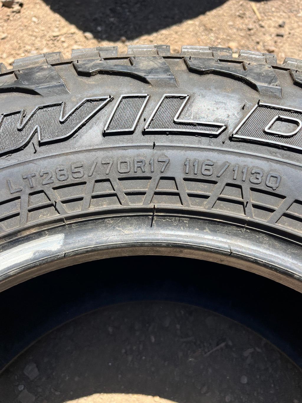 LT285/70R17 Set (4 Used Tires) Falken Wildpeak