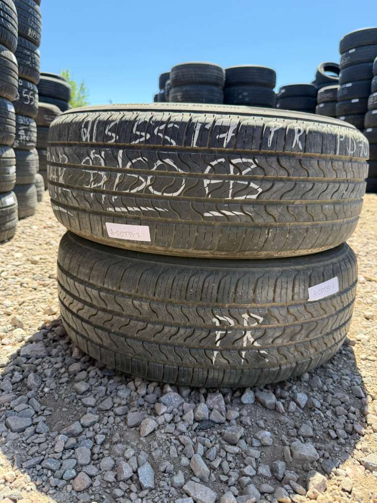 215/55R17 Pair (2 Used Tires) Firestone Firestone All Season