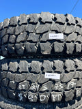 LT245/75R17 Pair (2 Used Tires) Mud Claw Comp MTX
