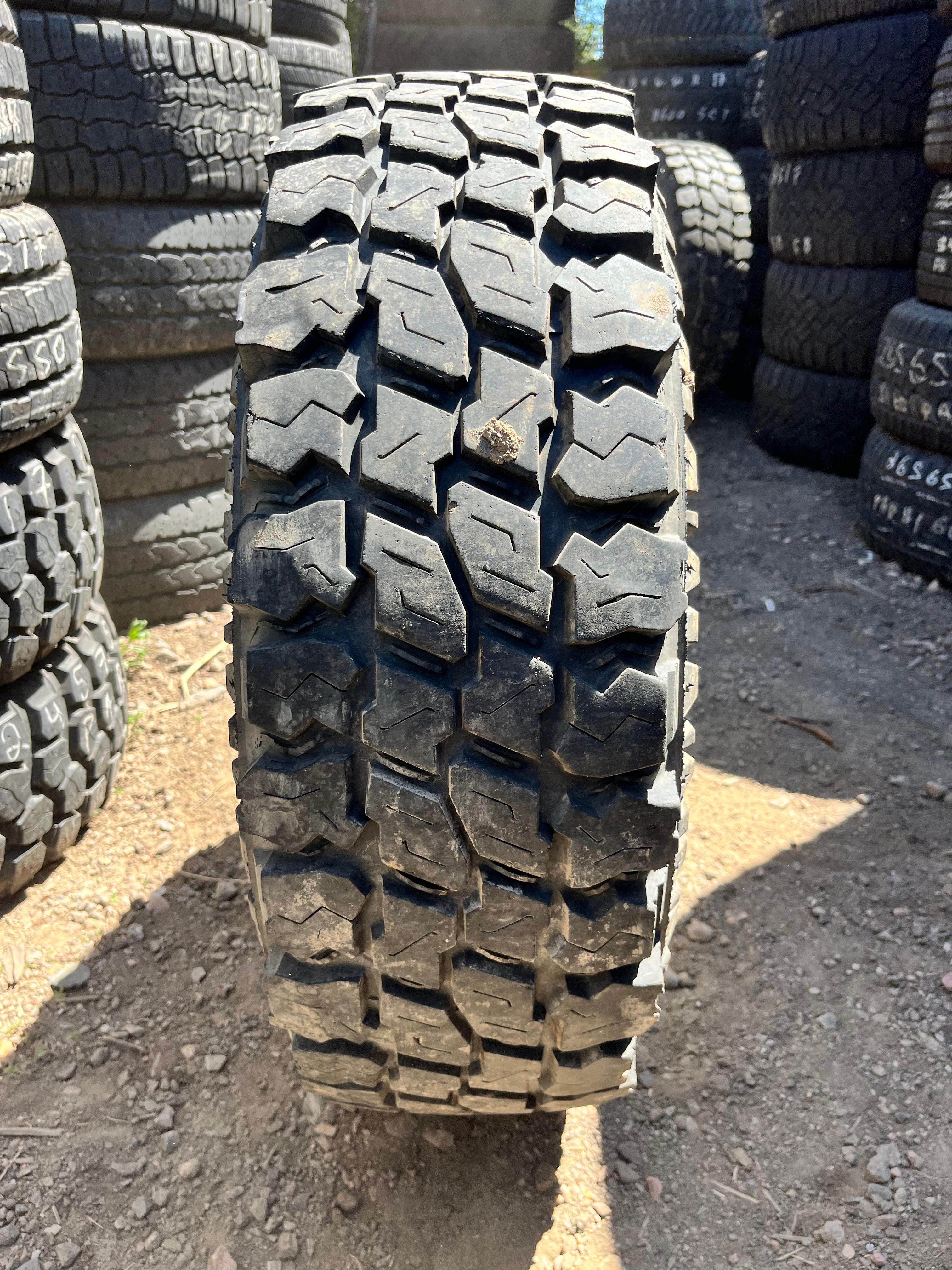 LT245/75R17 Pair (2 Used Tires) Mud Claw Comp MTX