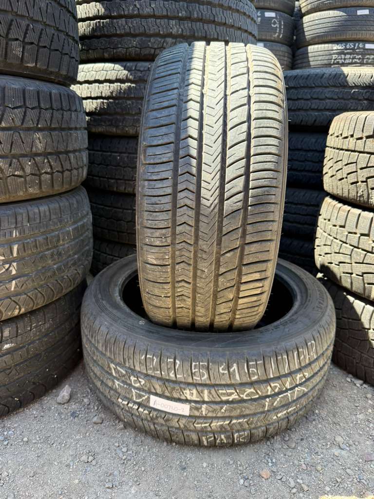 225/45R17 Pair (2 Used Tires) Falken Pro G6 Sport A/S
