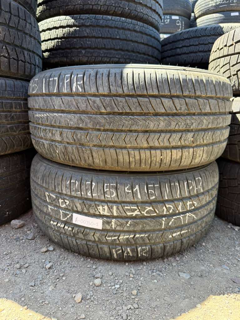 225/45R17 Pair (2 Used Tires) Falken Pro G6 Sport A/S