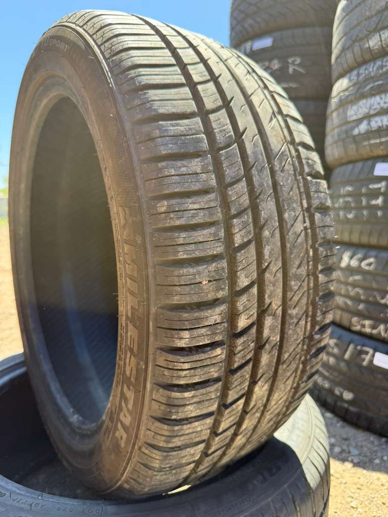 225/45R17Pair (2 Used Tires) Milestar Weatherguard AS710 Sport